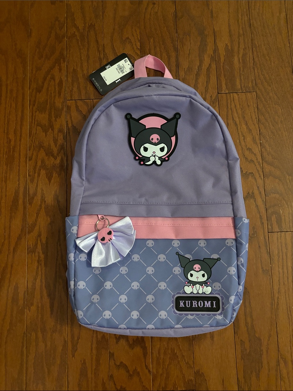 Kuromi Lavender & Pink Backpack